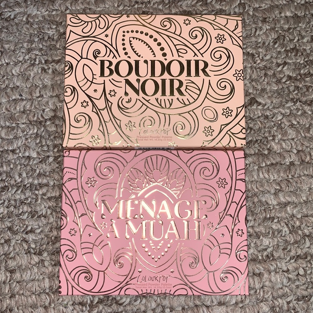 Lot of 2 Colour Pop! Eyeshadow palettes
